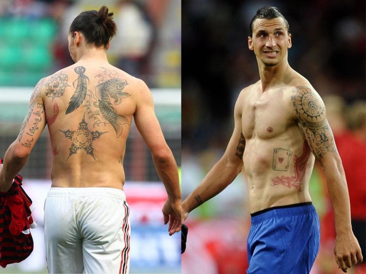 Los 50 tatuajes contra el hambre de Zlatan Ibrahimovic Diez Diario 