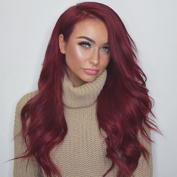 10 Best Shades Of Burgundy Hair Hair Fashion Online