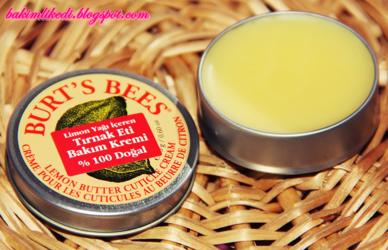 BakımlıKedi Burt�s Bees Limon Yağı İçeren Tırnak Eti Bakım Kremi