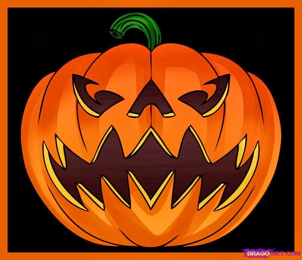 Страшная тыква на хэллоуин картинки