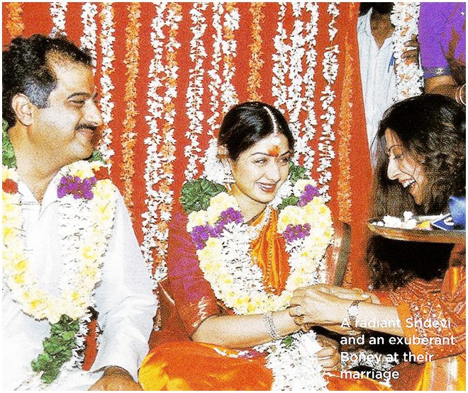 TBT: Boney Kapoor and Sridevi on their wedding day.