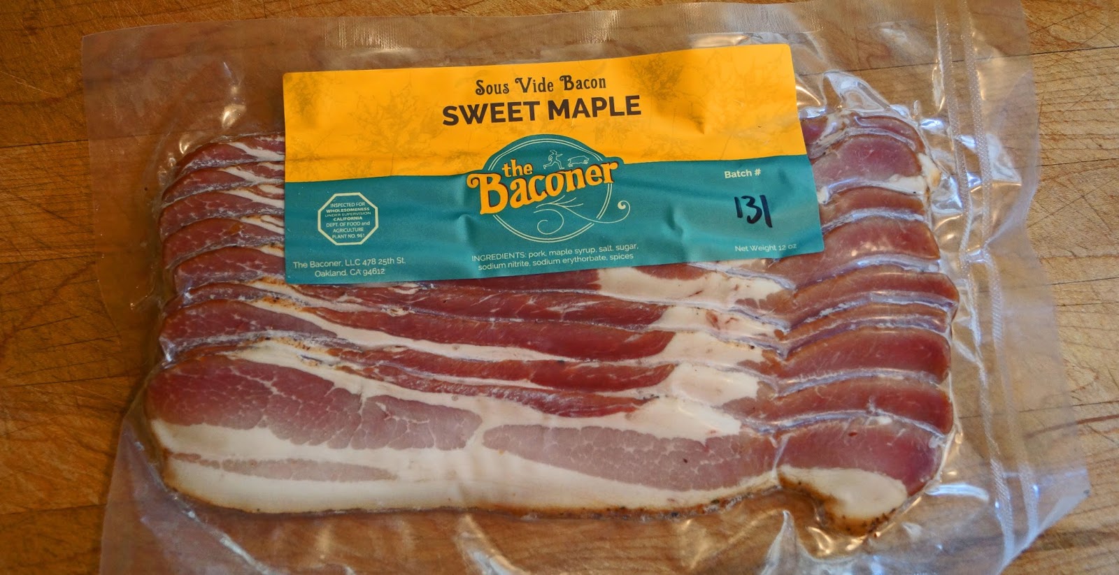 MAD MEAT GENIUS THE BACONER....SOUS VIDE BACON