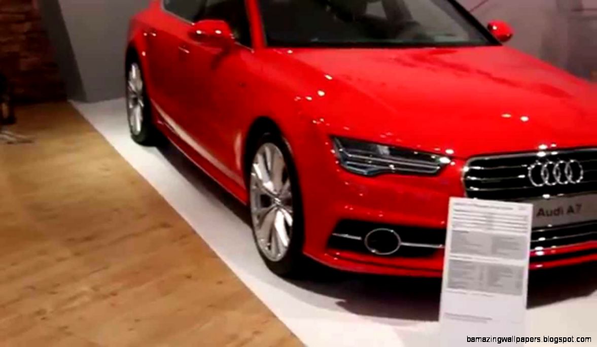 New 2015 Audi A7 TDI quattro Misano red really awesome car