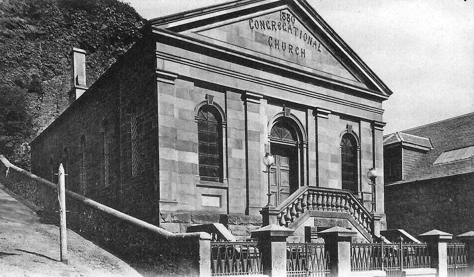 Tour Scotland Old Photograph Congregational Church Oban Scotland