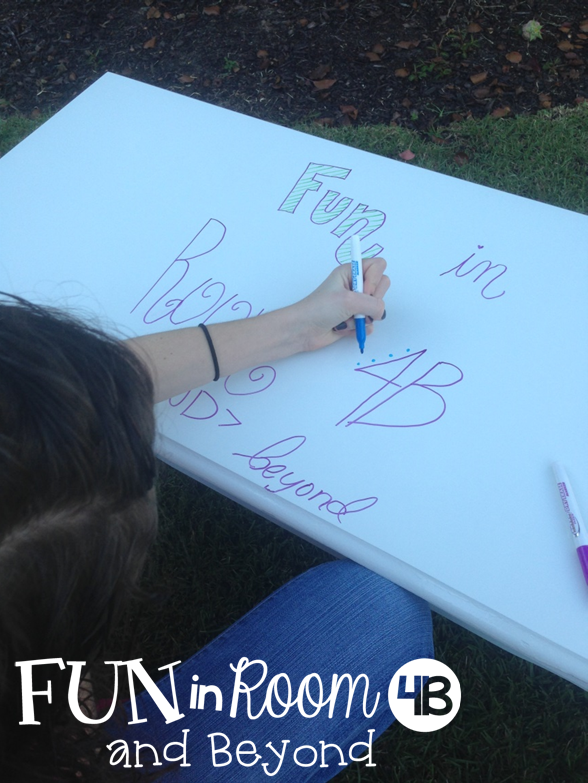 Dry Erase Surfaces Made Easy {A Bright Idea} Fun in Room 4B
