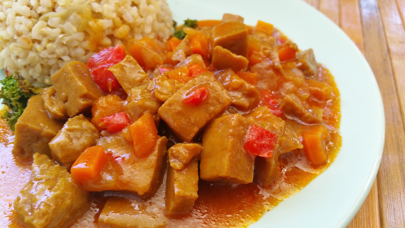 Vegspiration Blog de inspiración vegana Curry de seitán