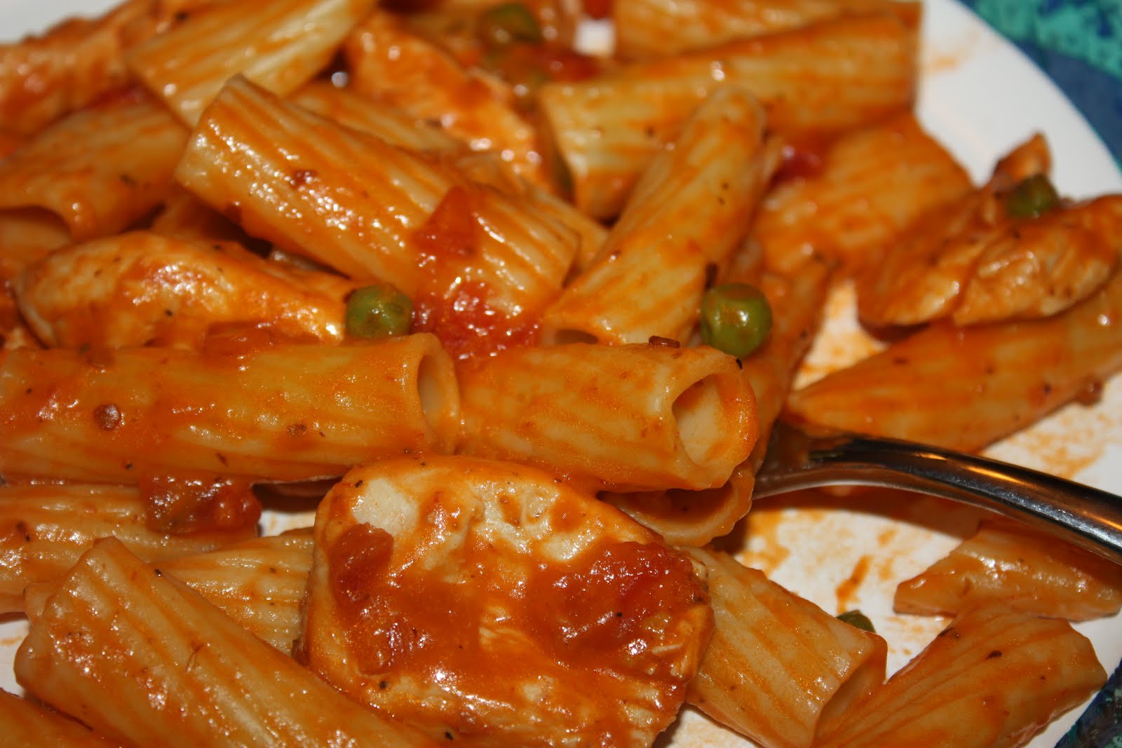 Jaime's Dishes Spicy Chicken Rigatoni