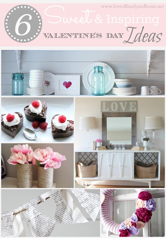 6 Sweet & Inspiring Valentine's Day Ideas (Party Features) Love of