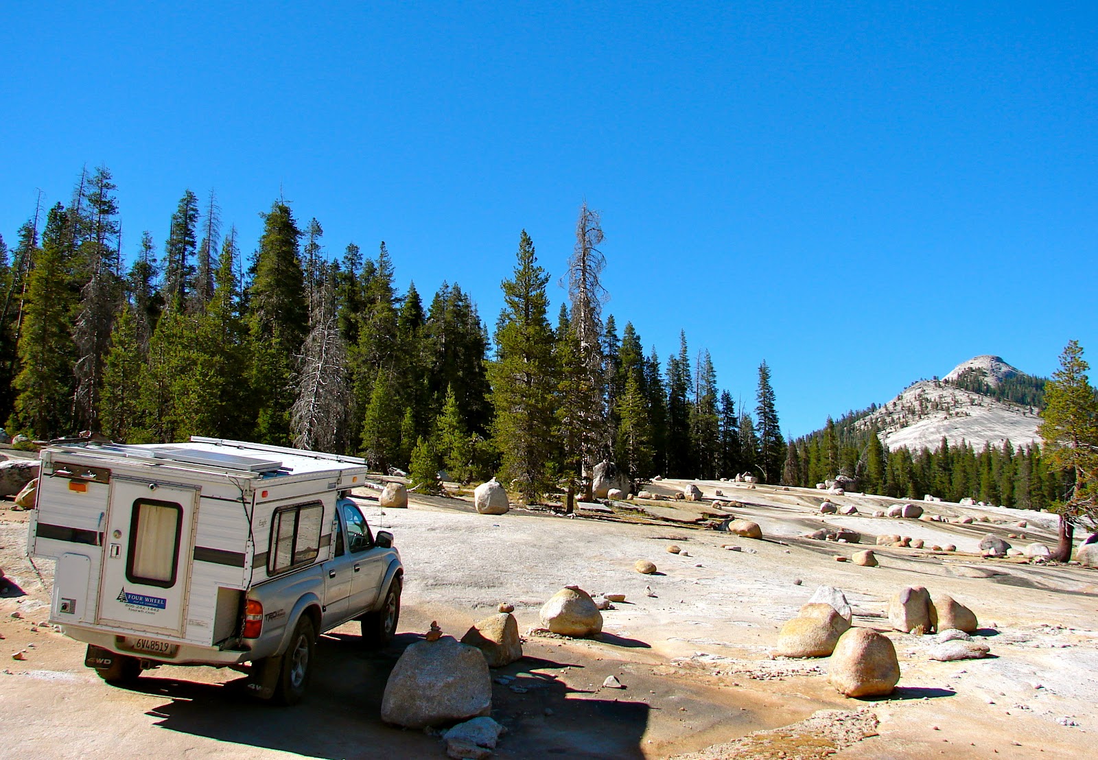 Our Four Wheel Camper Courtright Reservoir, Sierra National Forest