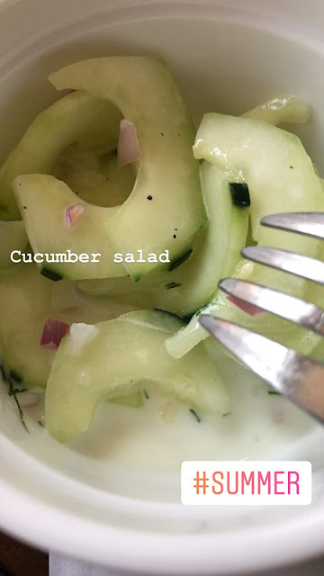 Cucumber Salad Summer Yogurt