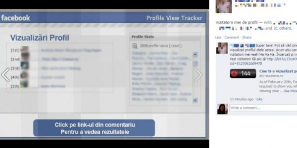 "Vezi cine ți-a văzut profilul pe Facebook" - Păcăleala care îți fură identitatea