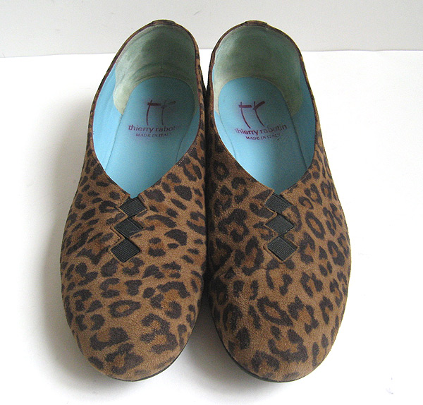 THIERRY RABOTIN GRACE LEOPARD LOAFERS WOMENS SIZE 8 SIZE 8.5