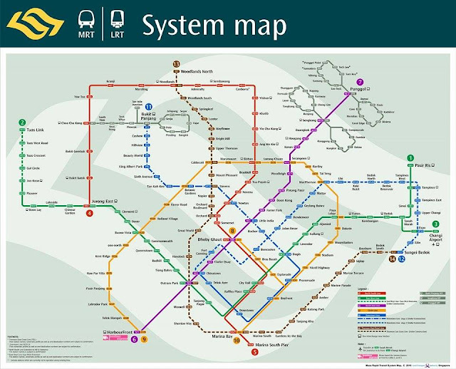 Map MRT Singapore