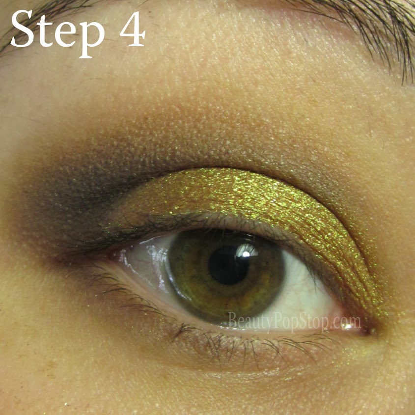 valentine's day makeup tutorial using mac old gold pigment