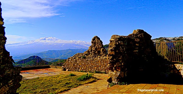 Castelo normando, Castelmola, Sicília. Foto: Cyntia Campos/ A Fragata Surprise