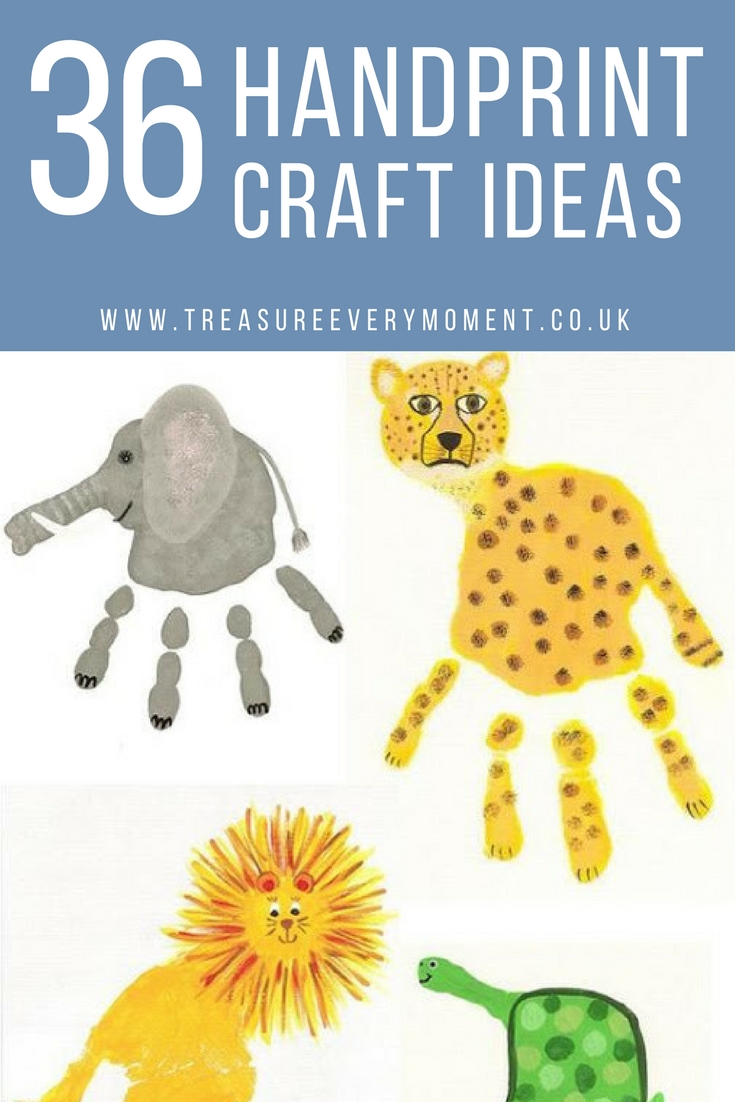 CHILDREN: 36 Handprint Craft Ideas