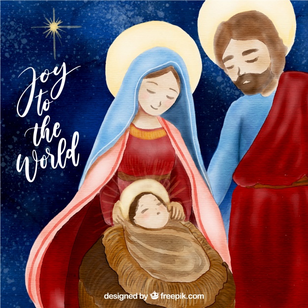 Nativity scene Free Vector