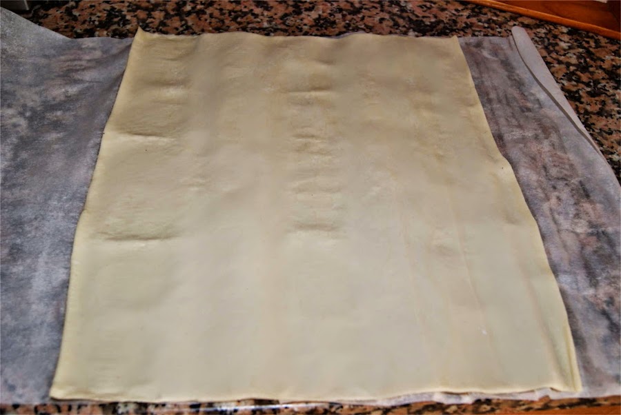 rollitos de fruta paso 1