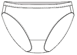 as i said homemade knickers indigorchid underwear 705