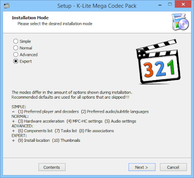 Features of K-Lite Mega Codec Pack