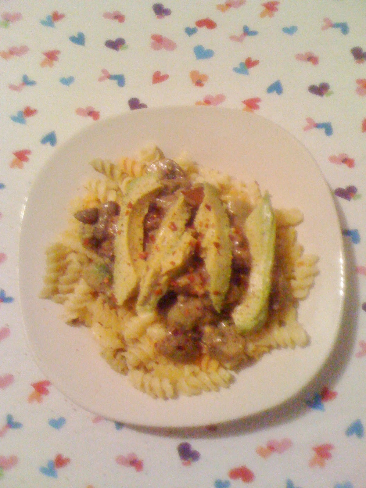 AfroVeganChick: Avocado-Portobello Mushroom Pasta Sauce