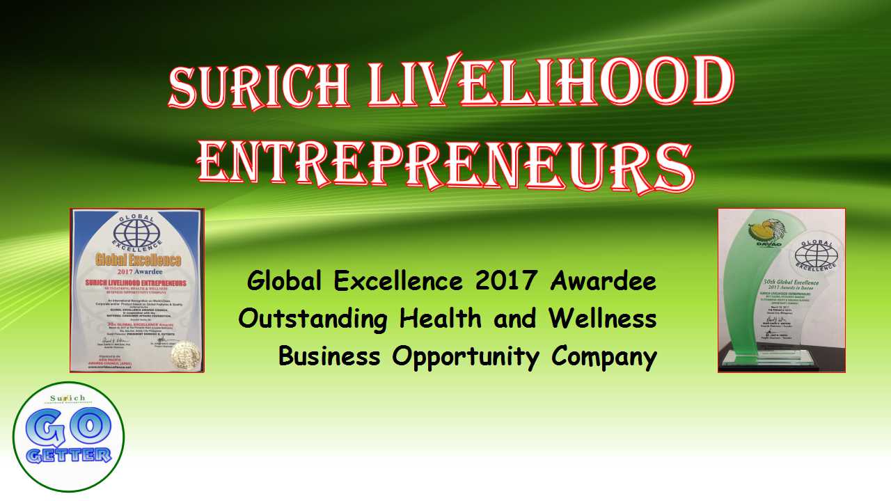 Global Excellence 2017 awardee