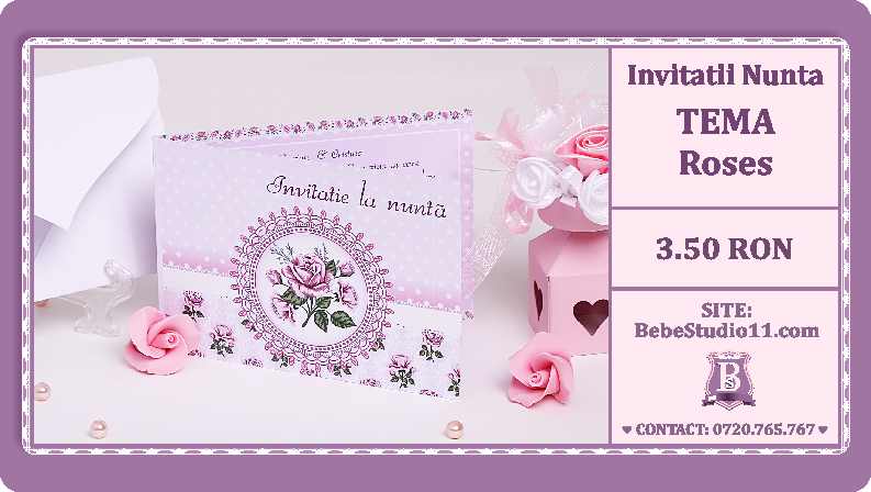 Bebestudio11 Com Invitatii Nunta Si Botez Invitatii Nunta Roses