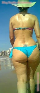 madura brasileña bikini