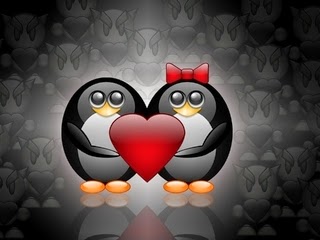 Šalica ljubavni pingvino