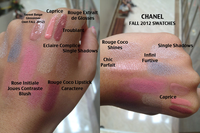 the raeviewer - a premier blog skin care and cosmetics from an esthetician's point of view: Chanel Fall 2012 Makeup Collection Review [with Swatches!] + Tutorial Video Details