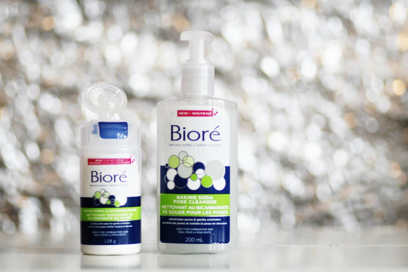 fun size beauty Biore Baking Soda Pore Cleanser and Exfoliating Scrub // BioreBakingSoda