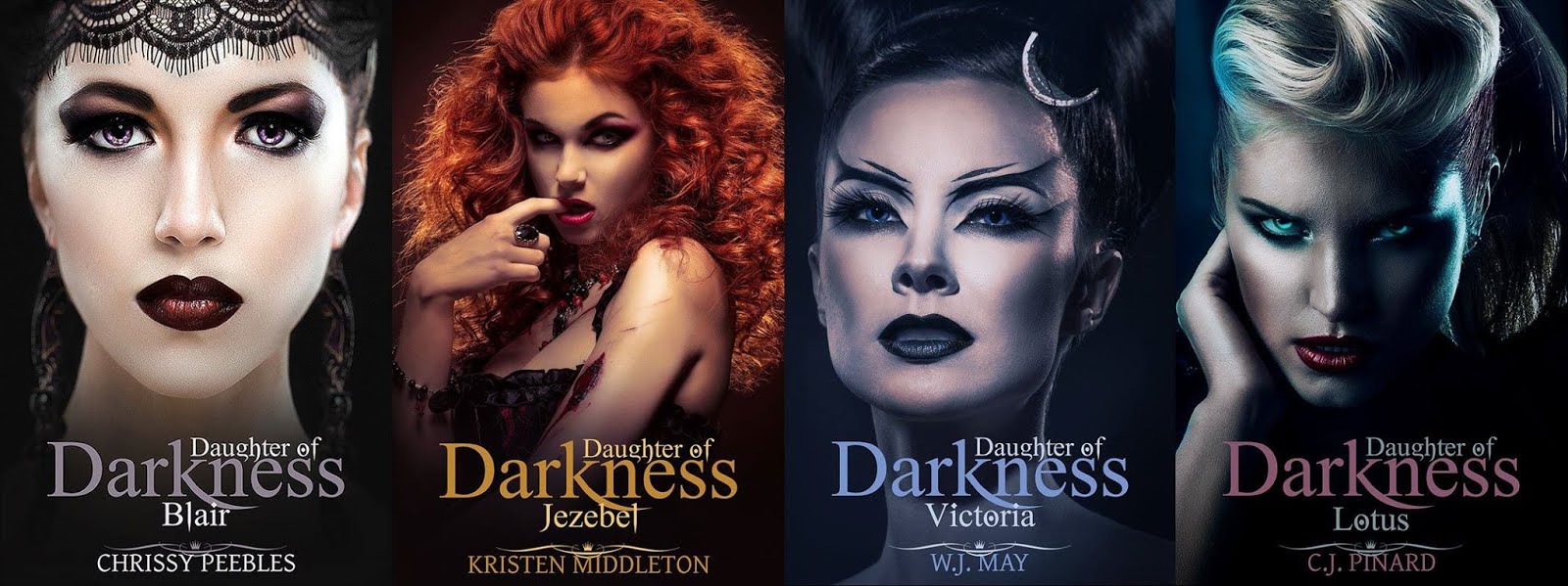 Daughters of Darkness (4 different series written by 4 different authors)