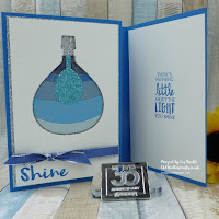 Lift me Up Autism Awareness Light Bulb in Blue