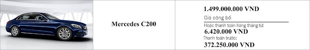 Giá xe Mercedes C200 2019 Giá xe Mercedes C200 2019 tại Mercedes Trường Chinh