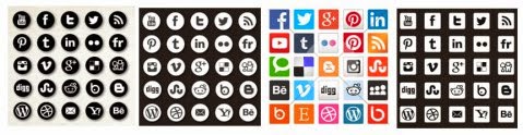 Social media icons