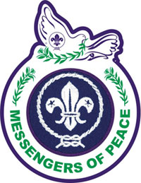 Our Troop is now a recipient of "Messenger of Peace" Ring Badge