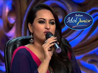 Sonakshi Sinha, who is currently judging the reality singing show Indian Idol Junior 2