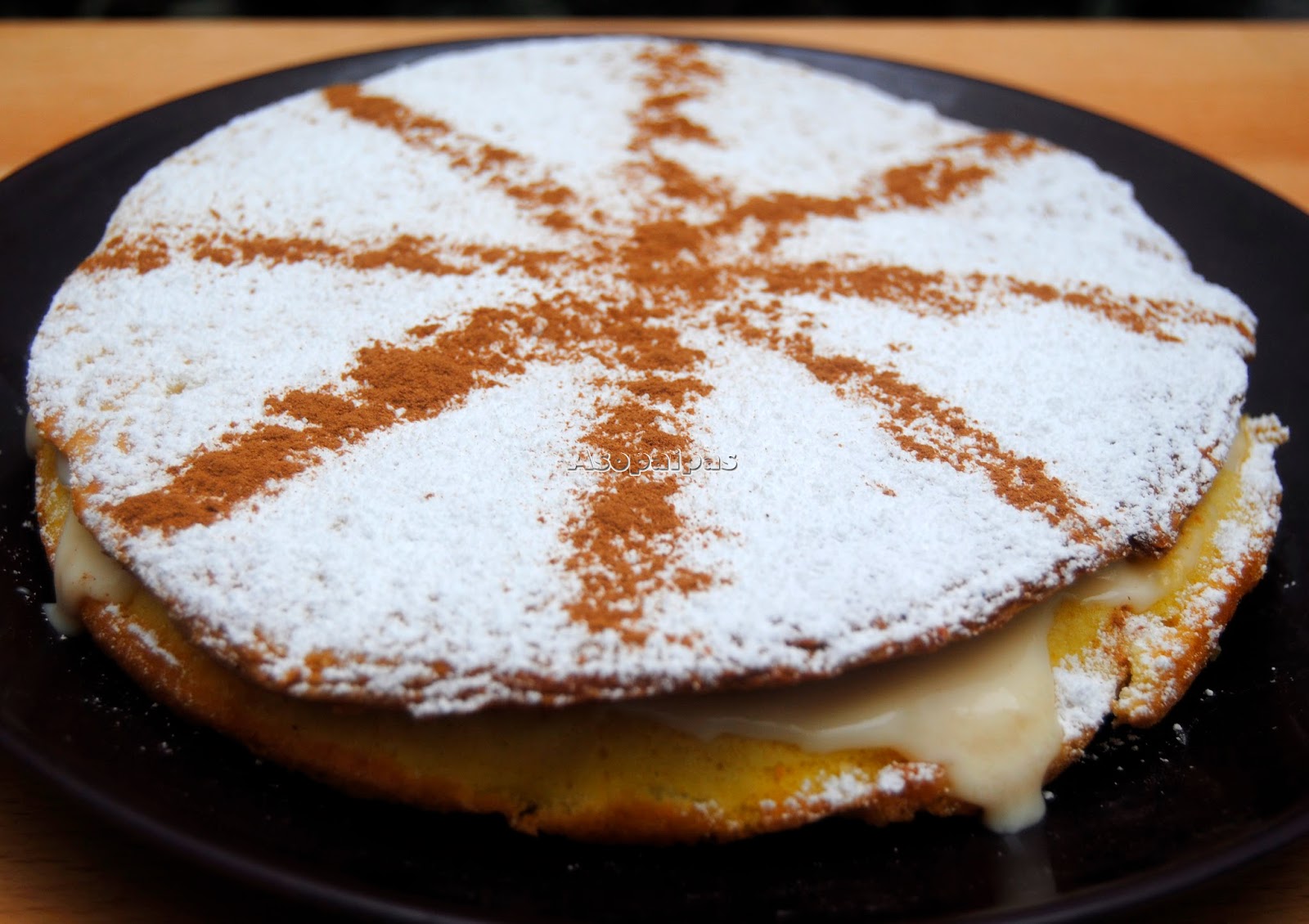 Torta Inglesa con Crema Pastelera Torta Inglesa con Crema Pastelera