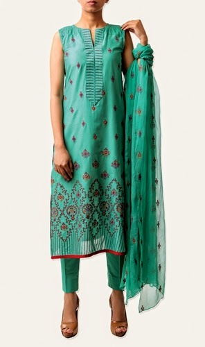 Bareeze Eid Collection 2014 2015 | Bareeze Heavy Formal Dresses 2014 for Parties | She-Styles