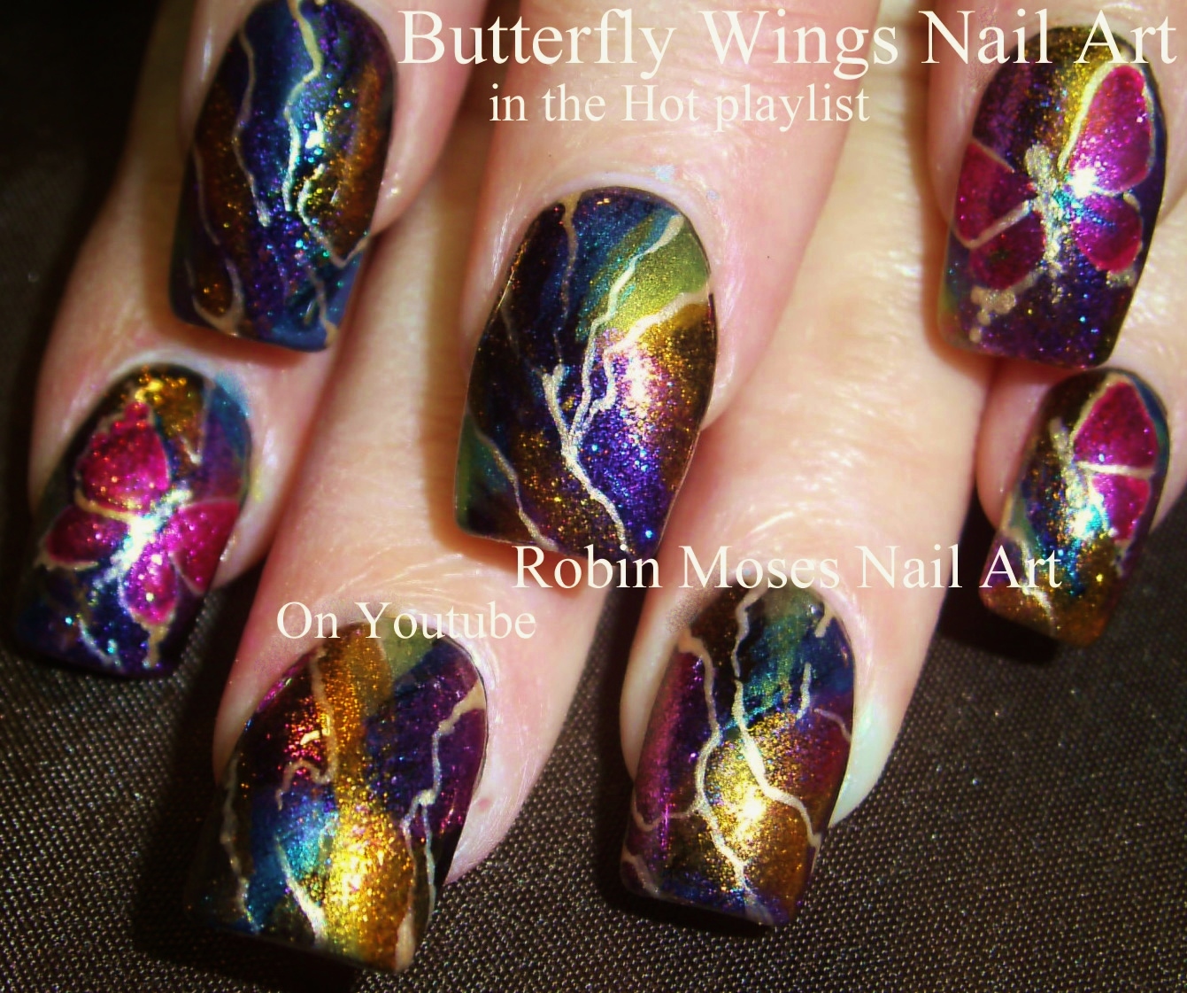 Nail Art By Robin Moses Erfly Diy Summer Nails Flower Nails Playlist Of Easy Nail Art Tutorials Fl Designs Ideas For Beginners To Advanced Techs