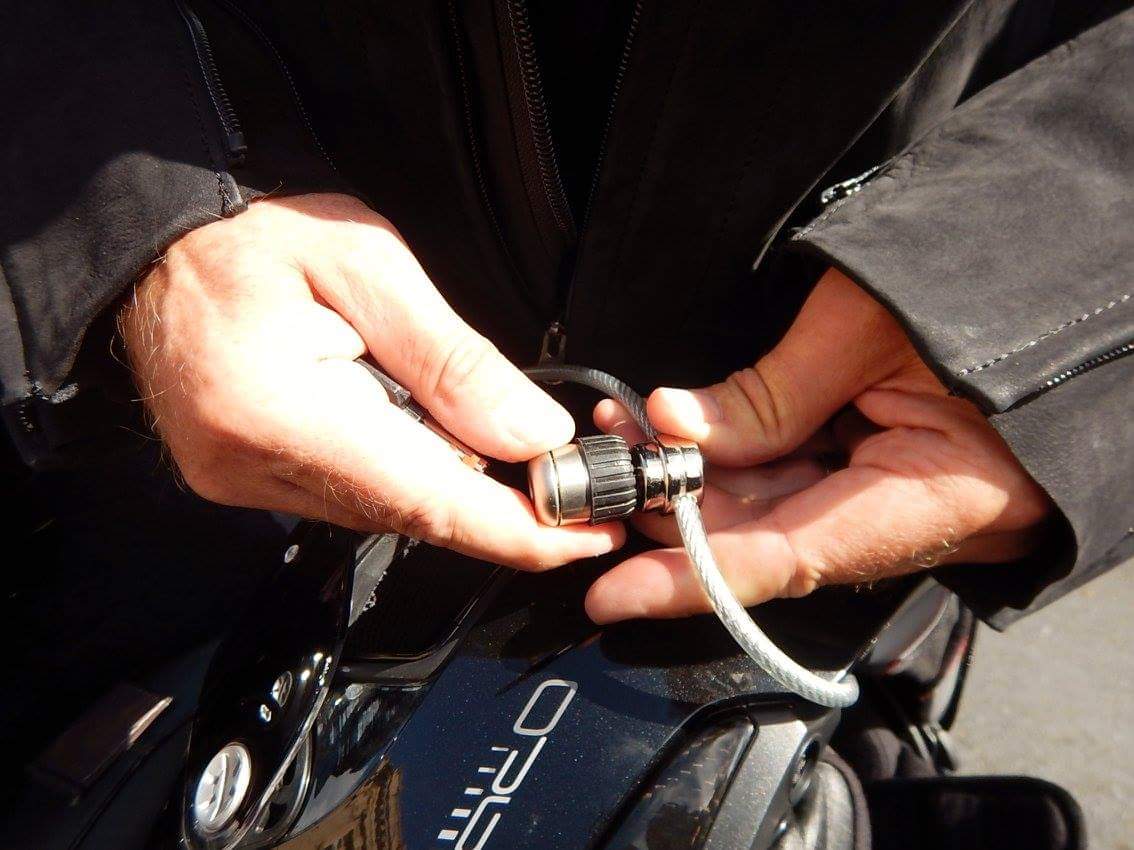 motorcycle gear lock