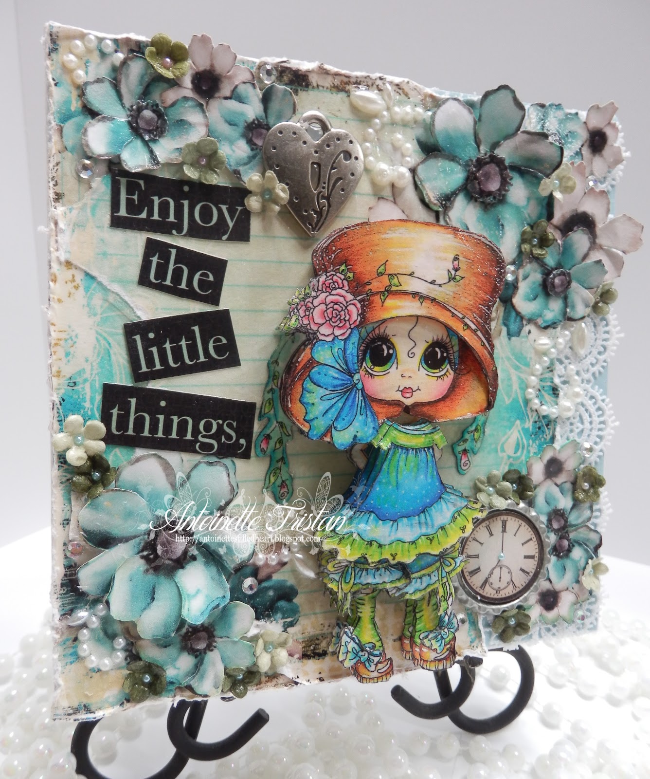 Fulfilling the Heart..Cultivate Life in Joy Mixed Media Fun with My