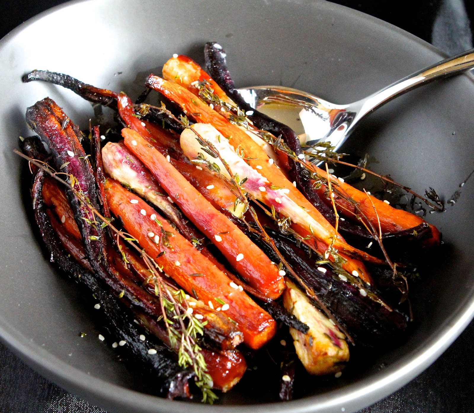 Gluten Free Alchemist HoneyGlazed ThymeRoasted Spring Carrots & Parsnips