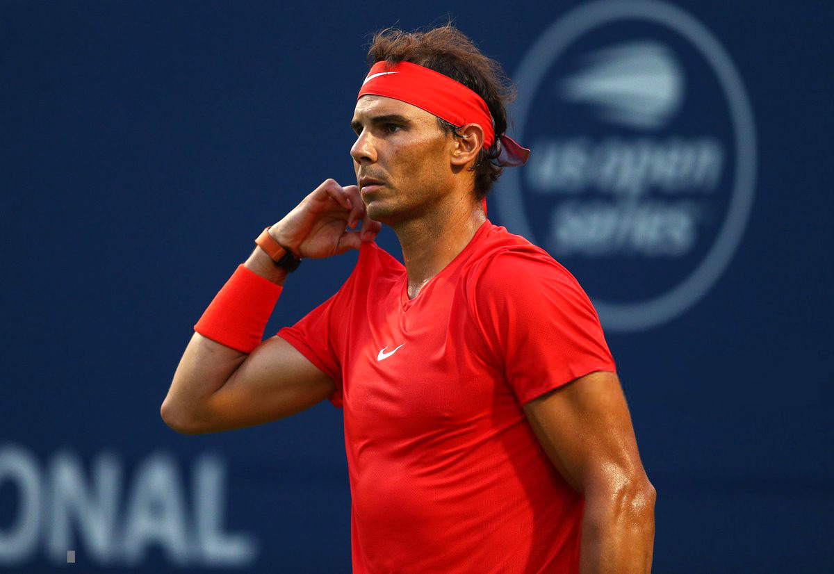 Красная майка Rafael Nadal