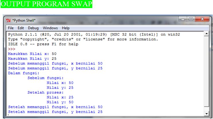 Python (konversi suhu dan Swap ) | INFO OKE