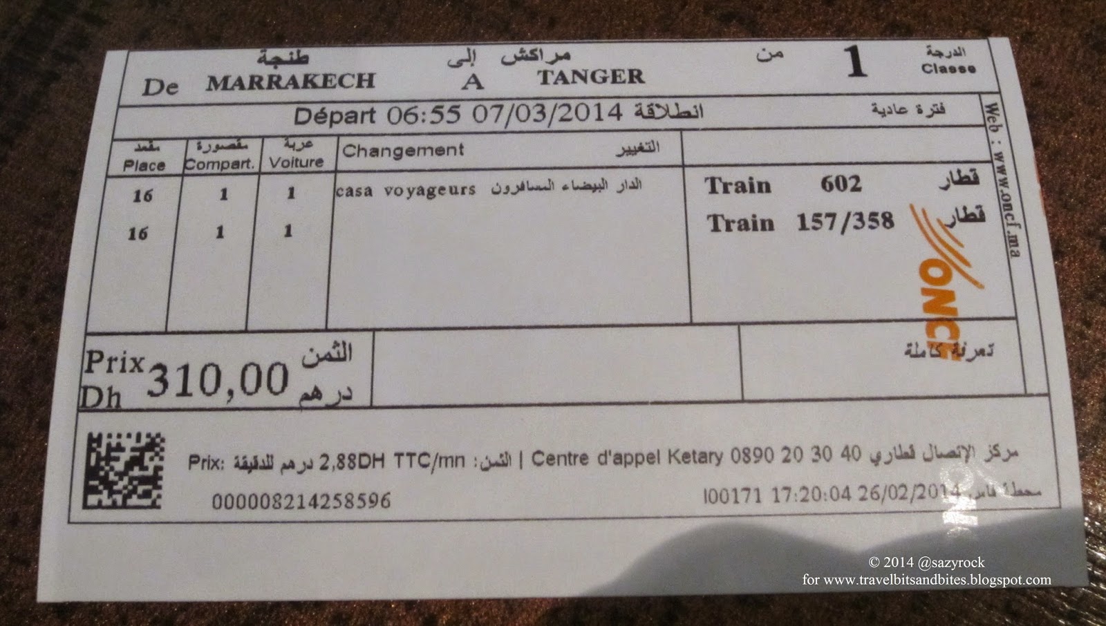 travel bits & bites how to travel by train in morocco