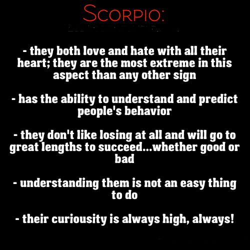 Scorpio Traits #015: | Scorpio Quotes