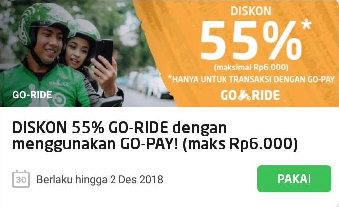 gojek new user promo