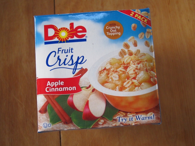 Review Dole Apple Cinnamon Fruit Crisp
