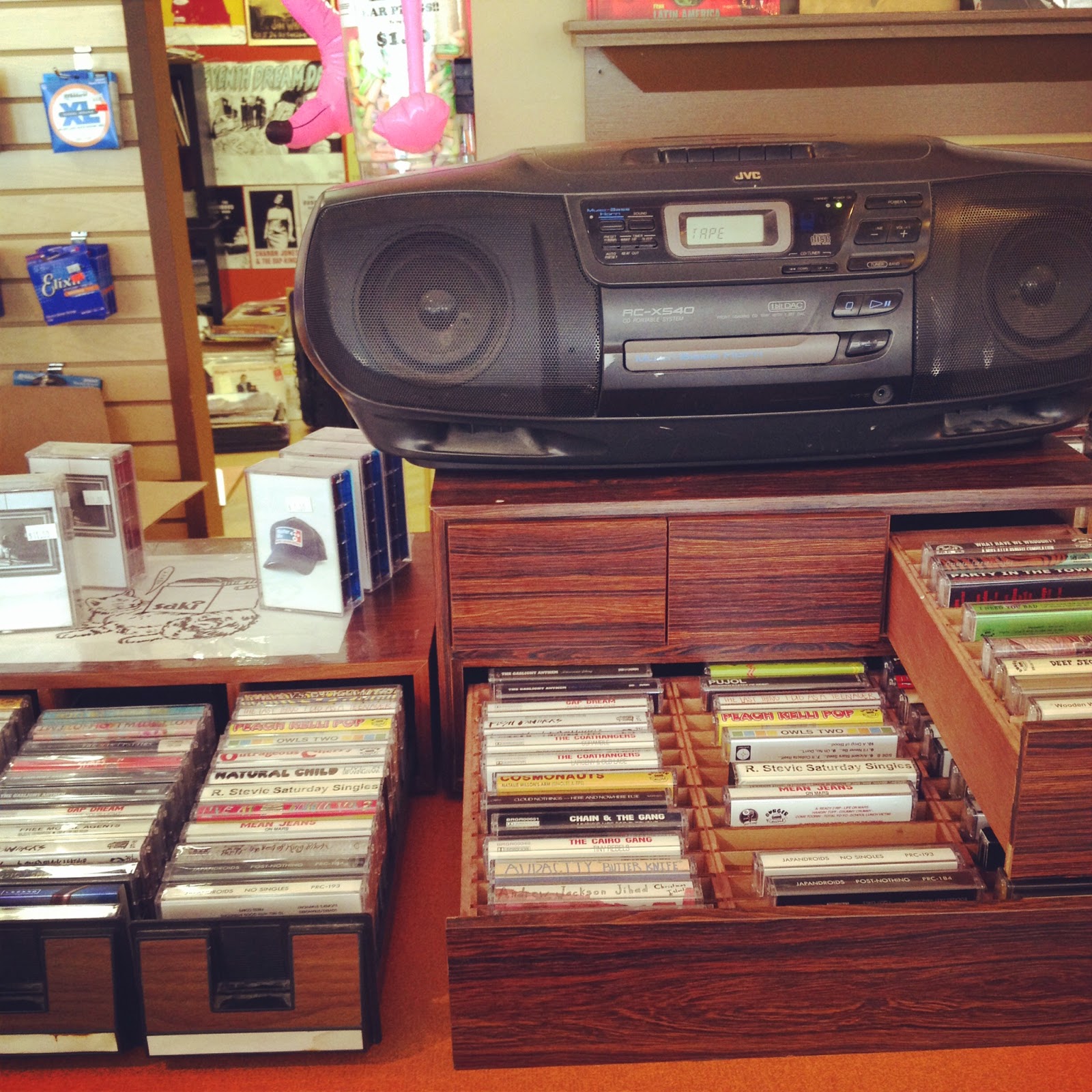 Couple things 'bout Cassette Store Day... saki • music art books